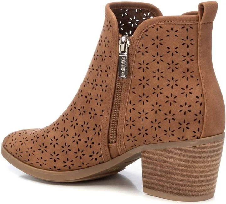 Refresh Women's Fashion Booties with Side Zipper by Xti - Image 3