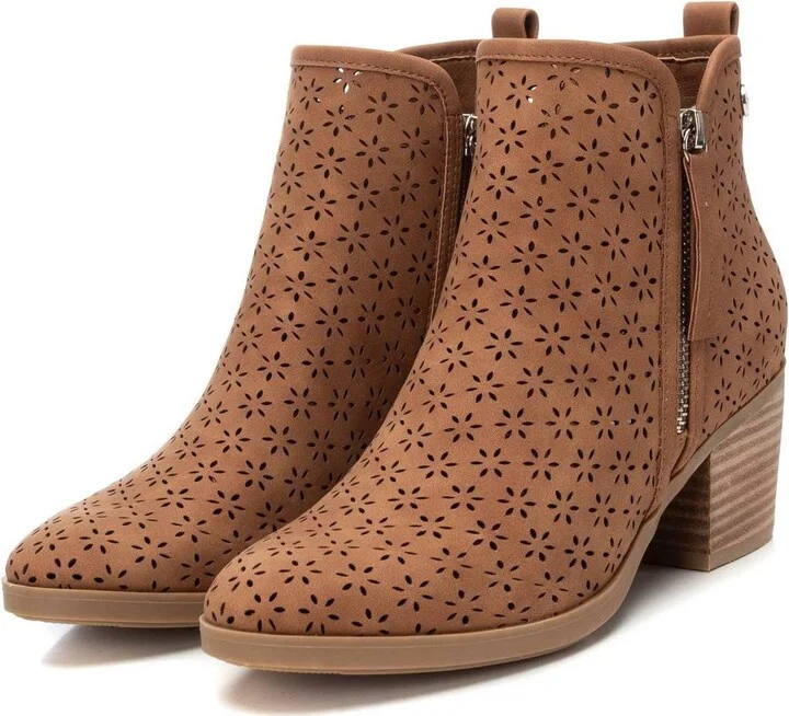 Refresh Women's Fashion Booties with Side Zipper by Xti - Image 4