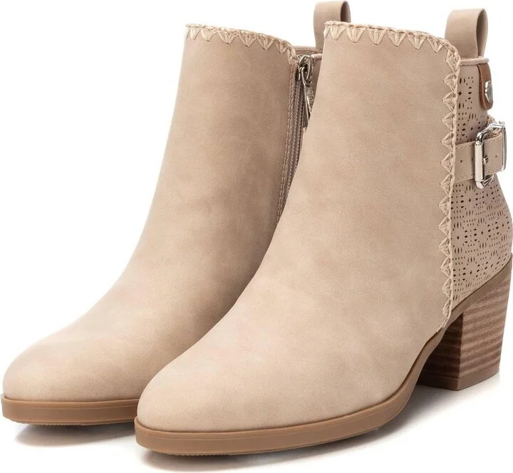 Refresh Women's Fashion Italian Design Booties with Side Zipper by Xti - Image 4