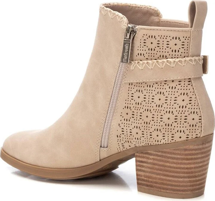Refresh Women's Fashion Italian Design Booties with Side Zipper by Xti - Image 5