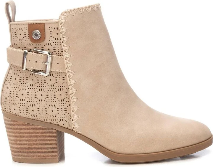 Refresh Women's Fashion Italian Design Booties with Side Zipper by Xti
