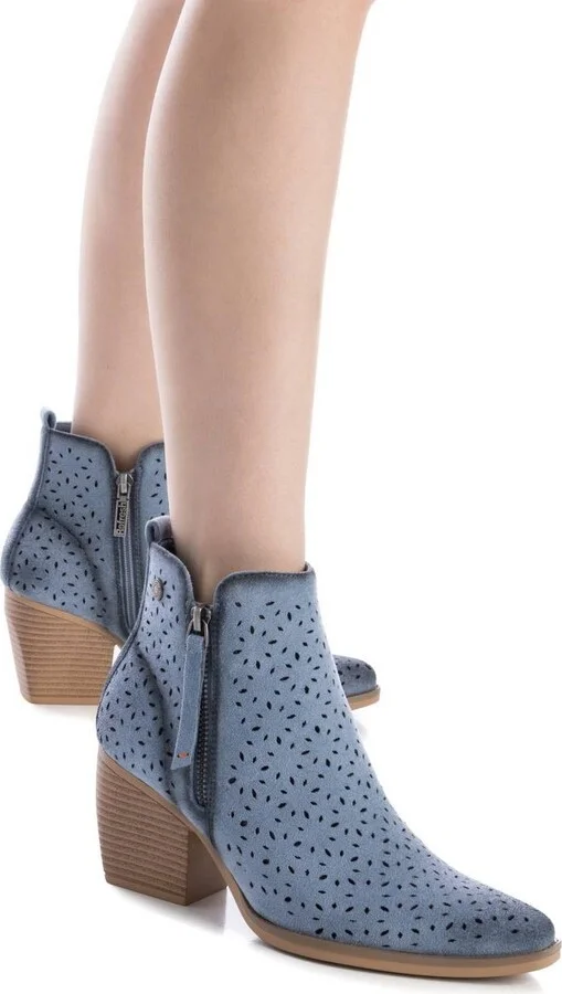 Refresh Women's Fashion Italian Western Booties with Side Zipper By Xti - Image 6