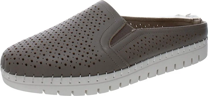 Refresh Womens Leather Slip-On Mules