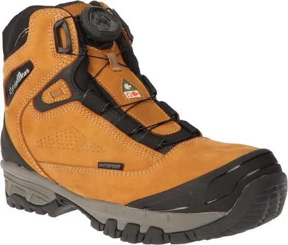 RefrigiWear 54 Gold Hiker Boot - Waterproof, Insulated, and Anti-Slip for Extreme Cold