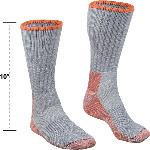 RefrigiWear Leather Boot Sock - Merino Wool, Moisture-Wicking, Reinforced Toe & Heel, Arch Support - Image 2