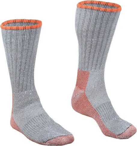 RefrigiWear Leather Boot Sock - Merino Wool, Moisture-Wicking, Reinforced Toe & Heel, Arch Support