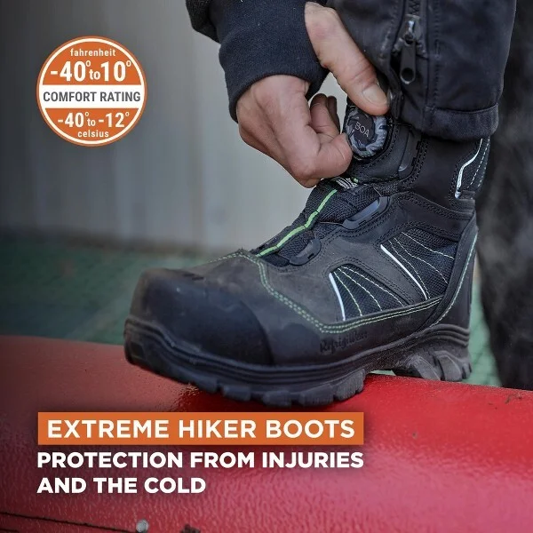 RefrigiWear Men’s Extreme Hiker Waterproof Insulated Freezer Boots with Boa Fit System - Ultimate Cold Weather Protection and Comfort - Image 2