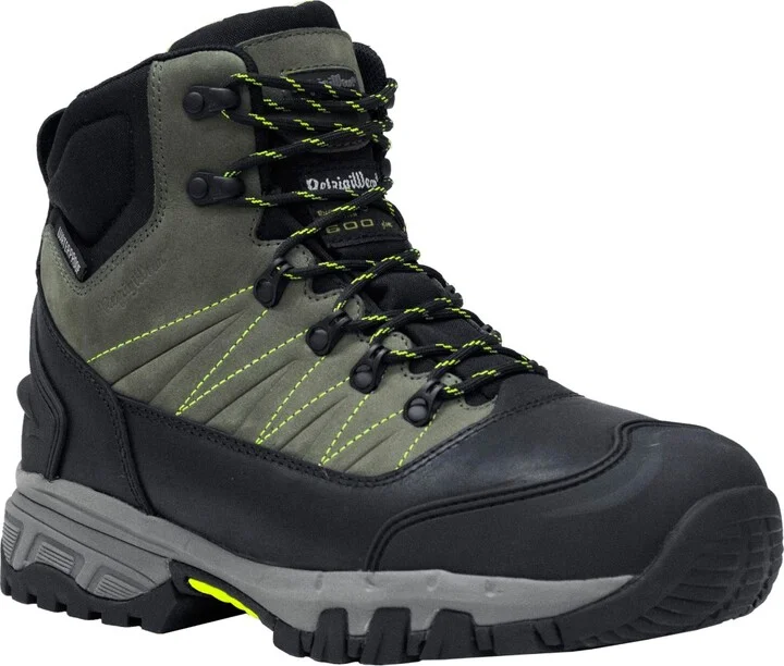 RefrigiWear Men's Tungsten Hiker Boot - Waterproof, Insulated, Slip-Resistant Work Boots for Extreme Cold