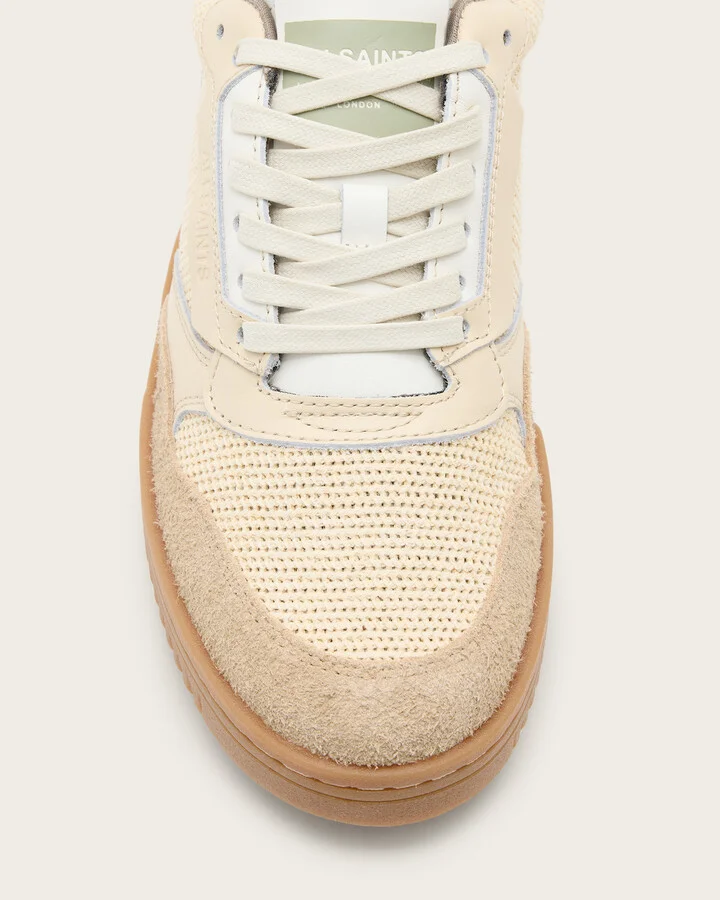 Regan Mesh And Suede Low Top Sneakers - Image 3