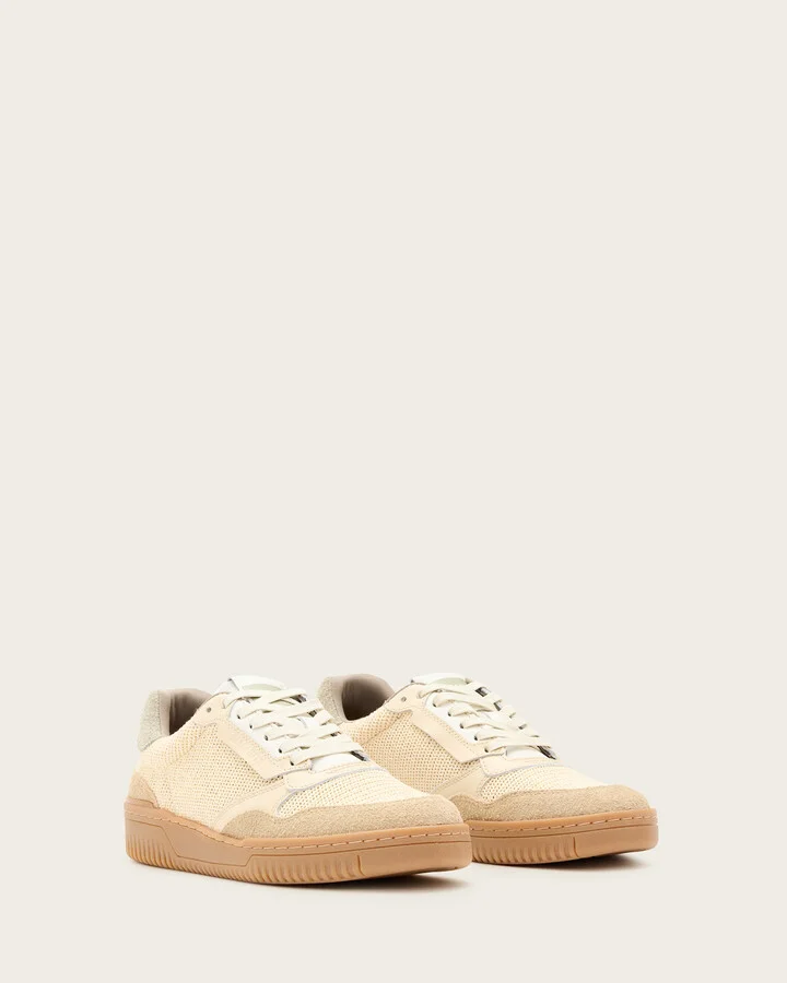 Regan Mesh And Suede Low Top Sneakers - Image 5
