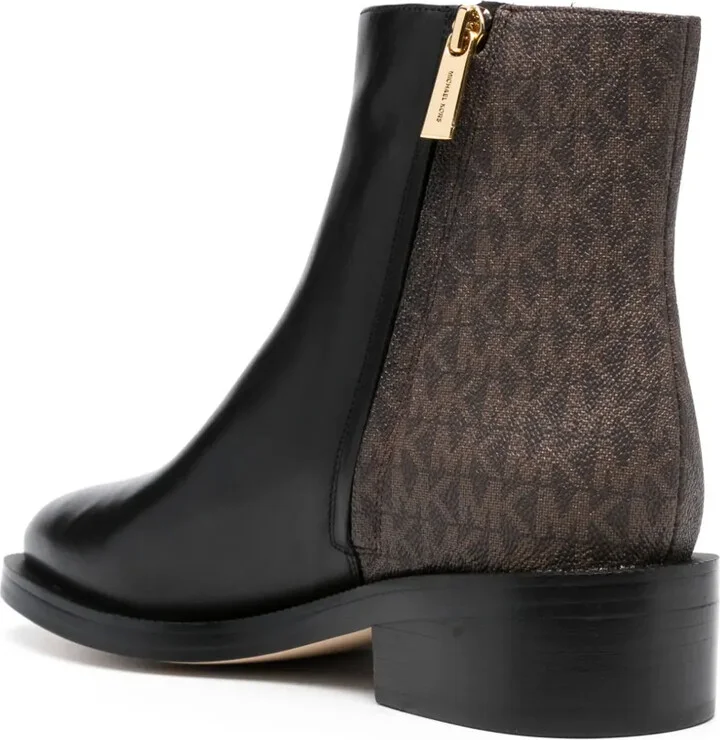 Regan monogram-print boots - Image 3