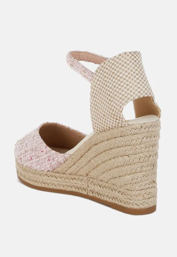 Regatta Tweed Round Toe Woven Wedges - Image 3