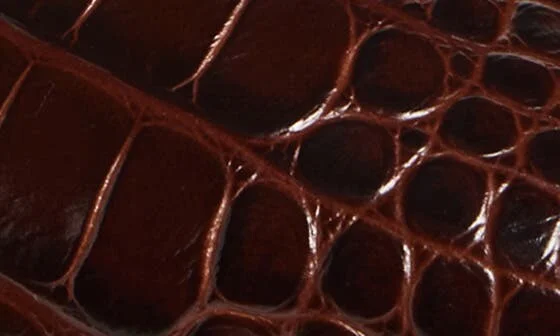 Regency Croc Embossed Flat - Image 7