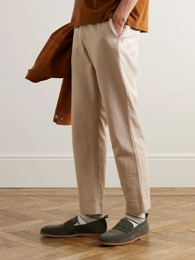 Regenerated Suede by evolo® Penny Loafers - Image 2