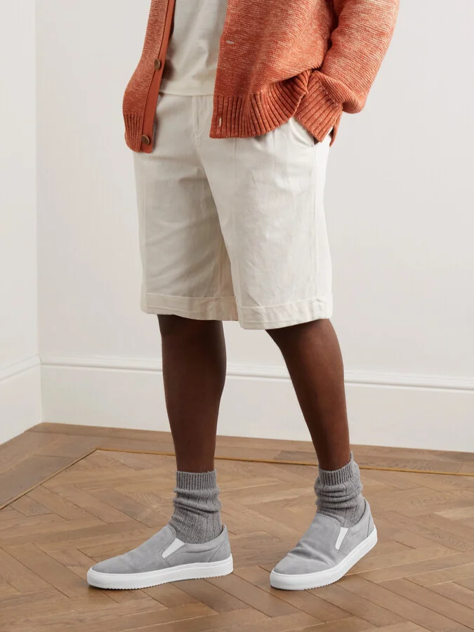 Regenerated Suede by evolo® Slip-On Sneakers - Image 2