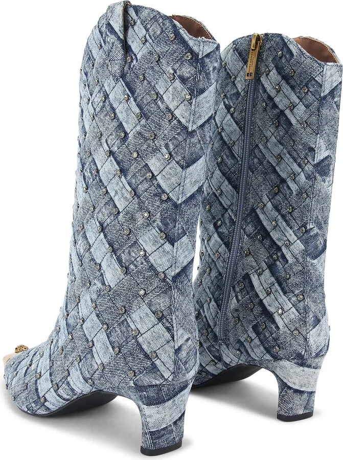 Regent Crystal Embellished Cap Toe Boot - Image 3