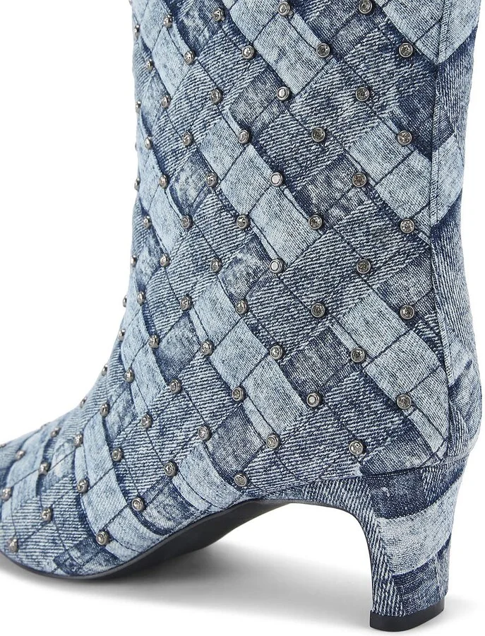 Regent Crystal Embellished Cap Toe Boot - Image 4