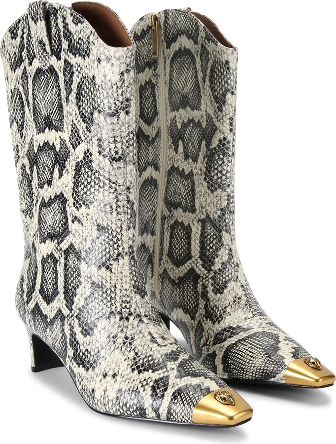 Regent Snakeskin Print Boot - Image 5