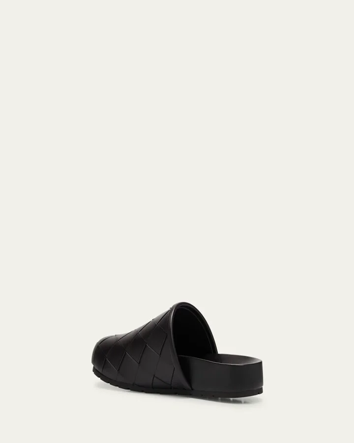 Reggie Woven Leather Slipper Mules - Image 3