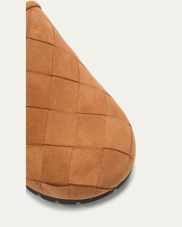 Reggie Woven Suede Slipper Mules - Image 2