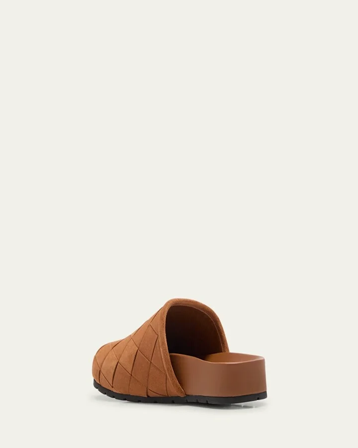 Reggie Woven Suede Slipper Mules - Image 3