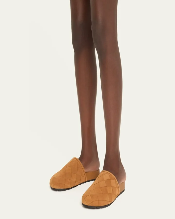 Reggie Woven Suede Slipper Mules - Image 7