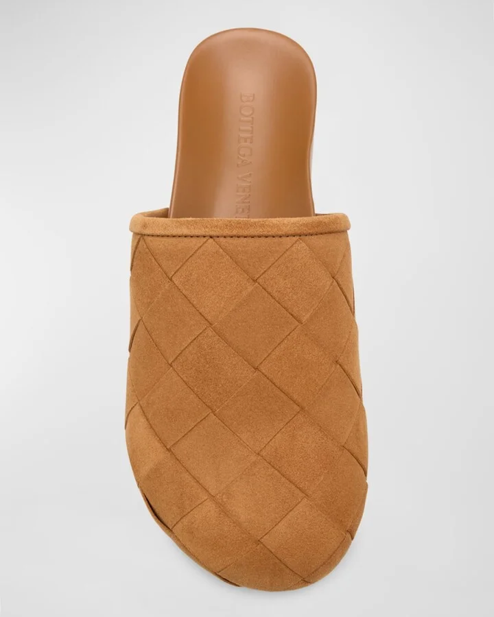Reggie Woven Suede Slipper Mules - Image 4