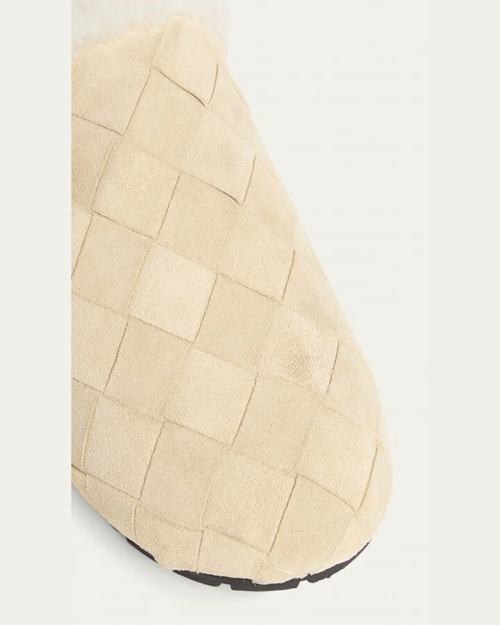 Reggie Woven Suede Slipper Mules - Image 2