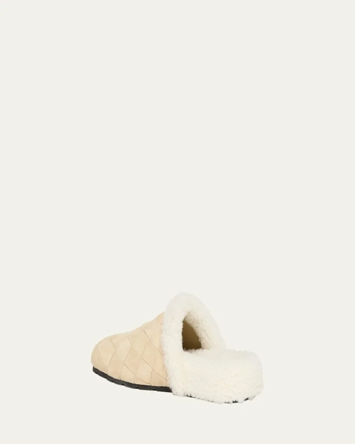 Reggie Woven Suede Slipper Mules - Image 3