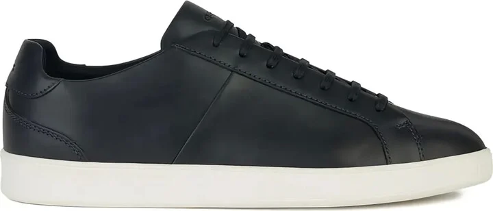 Regio leather lace-up trainers