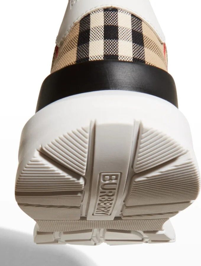 Regis Check Trainer Sneakers - Image 8