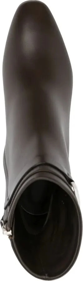 Rego 55 logo-plaque ankle boots - Image 4