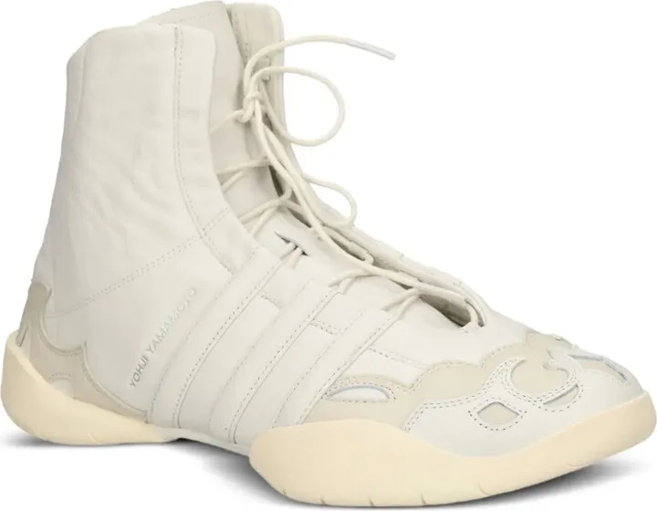 Regu 2002 Hi lace-up leather high-top trainers - Image 2