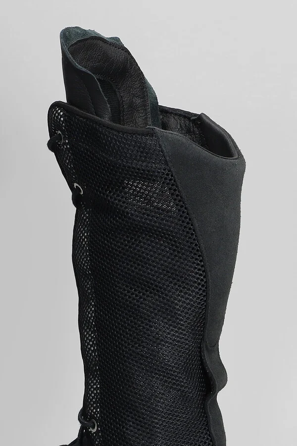 Regu Boot Sneakers In Black Suede And Fabric - Image 5