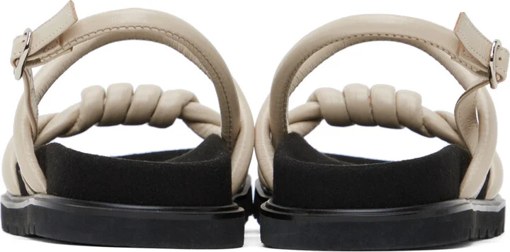 Reike Nen Beige Knotted Sandals - Image 2