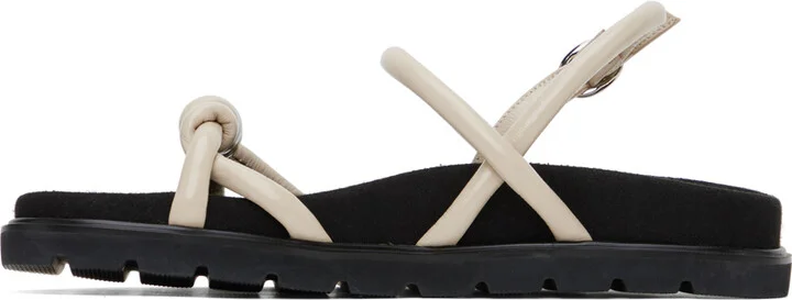 Reike Nen Beige Knotted Sandals - Image 3