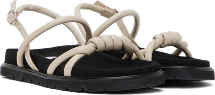 Reike Nen Beige Knotted Sandals - Image 4