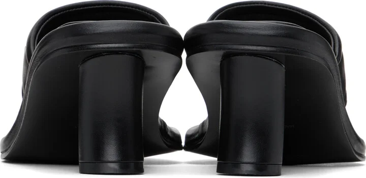 Reike Nen Black Padded Heeled Sandals - Image 2