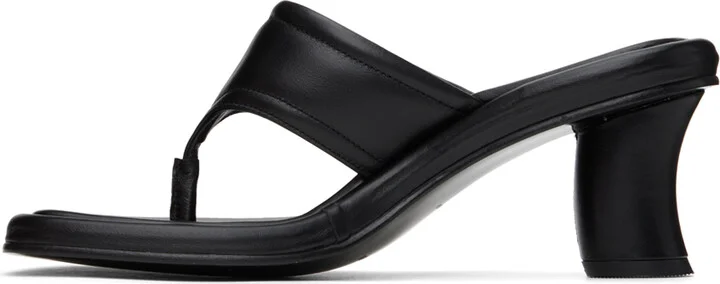 Reike Nen Black Padded Heeled Sandals - Image 3