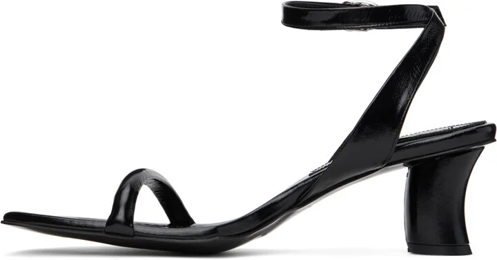 Reike Nen Black Patent Heeled Sandals - Image 3