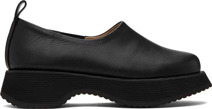 Reike Nen Black Platform Clean Loafers