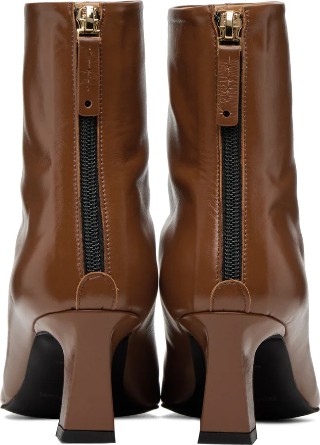 Reike Nen Brown Slim Line Boots - Image 2