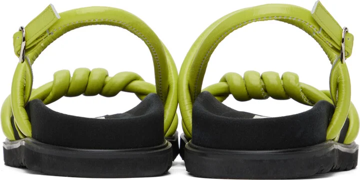 Reike Nen Green Knotted Sandals - Image 2