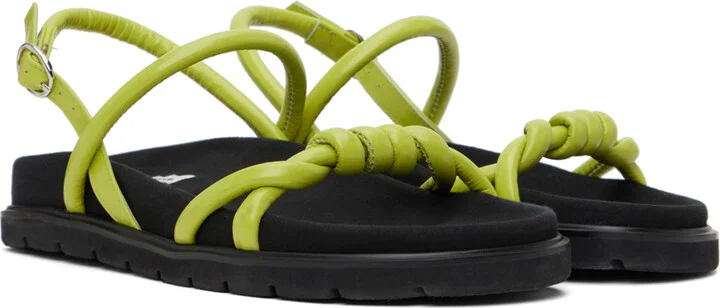 Reike Nen Green Knotted Sandals - Image 4
