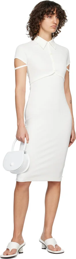 Reike Nen White Padded Heeled Sandals - Image 5