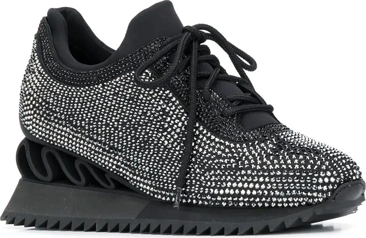 Reiko Wave crystal-embellished sneakers - Image 2