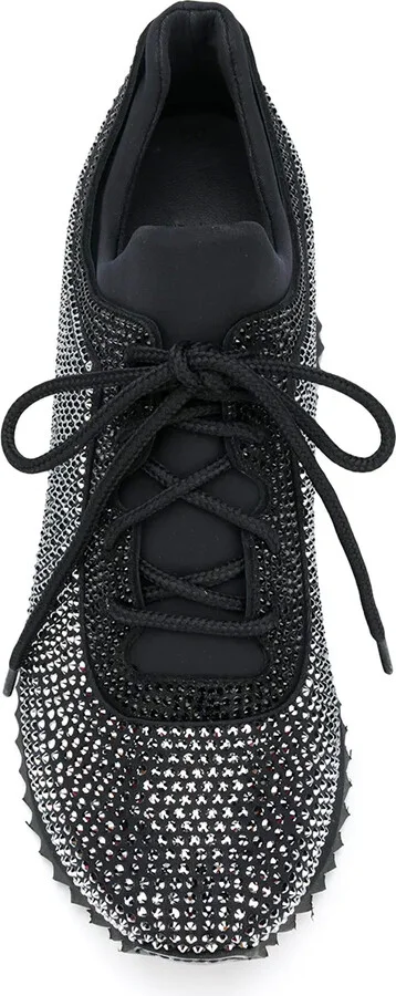 Reiko Wave crystal-embellished sneakers - Image 4