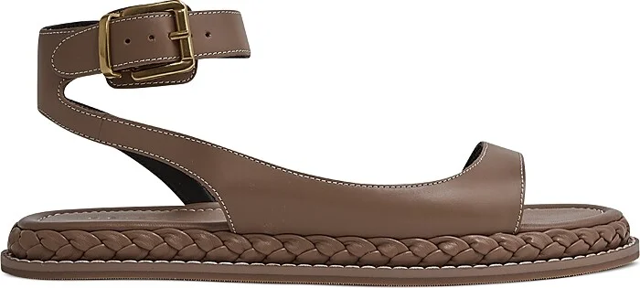 Reiss Gabi Plaited Flat Sandals