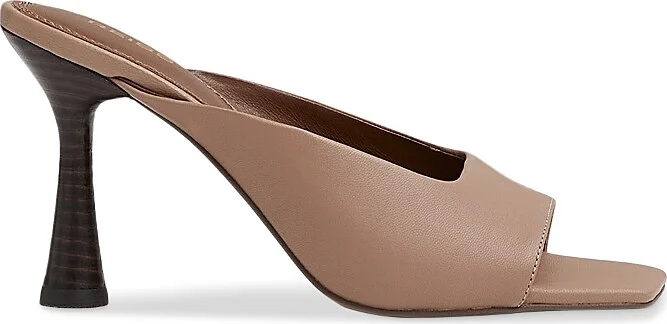 Reiss Women's Justine Square Mule Heel Shoes