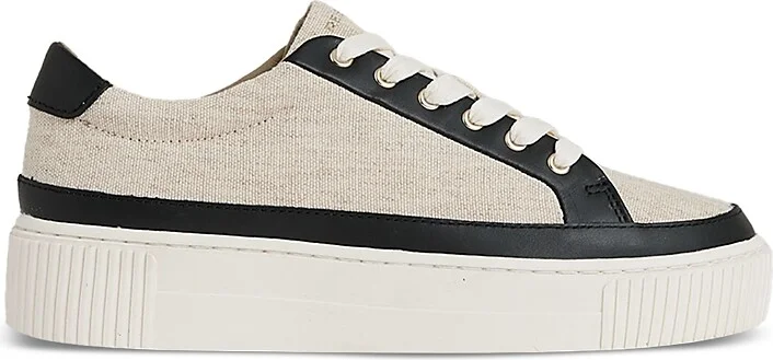 Reiss Women's Leanne Low Top Platform Sneakers